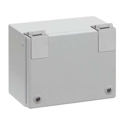 NSYSBM152012H-LONG Schneider PanelSeT SBM Mild Steel 150H x 200W x 120mmD Terminal Box IP66