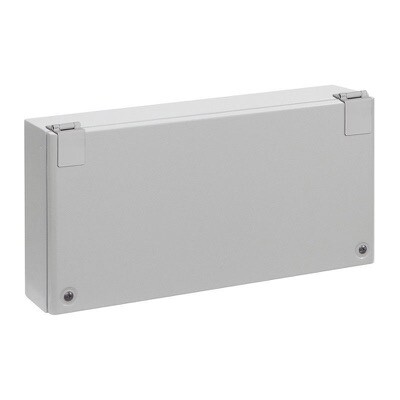 NSYSBM20408H-LONG Schneider PanelSeT SBM Mild Steel 200H x 400W x 80mmD Terminal Box IP66