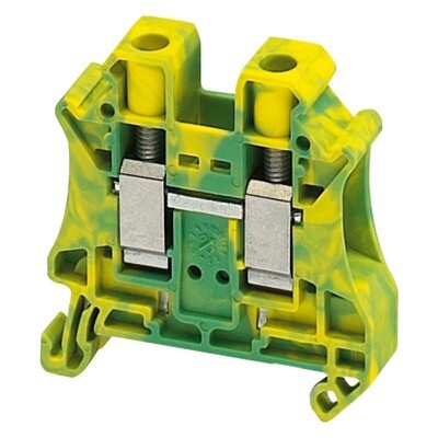 NSYTRV102PE Screw Terminal Protective Earth 2 Points 10mm2 Green-yellow