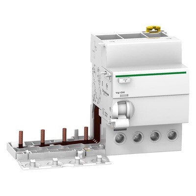 A9V51463 Schneider Acti9 Vigi iC60 Earth Leakage Add-on Block 4P 63A 30mA A Type