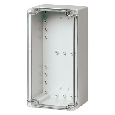 PCT 122410 Fibox Euronord Polycarbonate 244 x 124 x 102mmD Enclosure Clear Lid IP66/67