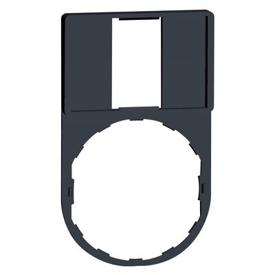 ZBZ33 Schneider Harmony Legend Holder 30 x 50mm with Legend 18 x 27mm Unmarked