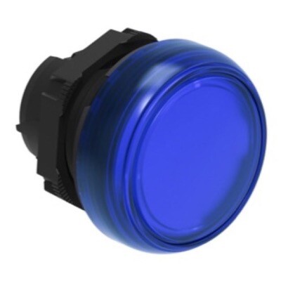 LPL6 Lovato Electric Platinum Blue Pilot Lamp Head for use with Integral LED 22.5mm