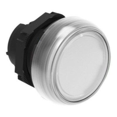 LPL7 Lovato Electric Platinum Clear Pilot Lamp Head for use with Integral LED 22.5mm