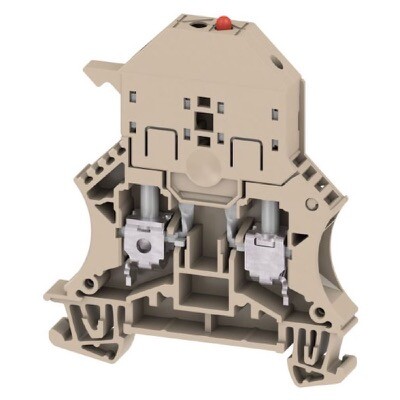 1011300000 Weidmuller W Series WSI 6/LD 10-36V DC/AC Fuse Terminal Screw Connection Dark Beige 6mm2 6.3A 36V