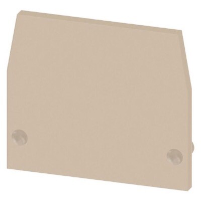0340560000 Weidmuller SAK Series AP AKZ1.5 End Plate (Terminals) Beige Height 22.5mm Width 1.5mm V-2 PA 66