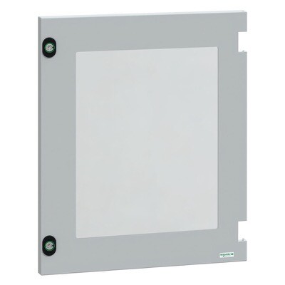 NSYDPLM54TG Schneider Electric PanelSeT PLM Spare Glazed Door for NSYPLM54TG Enclosure with Lock RAL7035