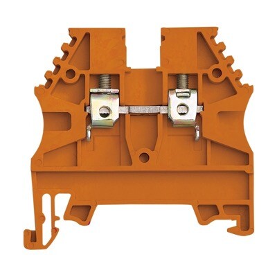 ER2.5ORANGE IMO ER 2.5mm Orange DIN Rail Terminal for TS35 Rail Single Feed Through