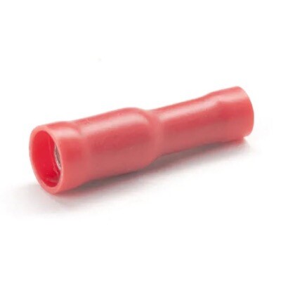 RFB40/VR Red Female Bullet Connector 4mm Pack of 100