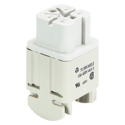 73.300.0453.0 Wieland MIN BUS 4 2,5 25 AG Female Insert revos MINI 4-poles Rated Current: 10A Rated Voltage: 400V