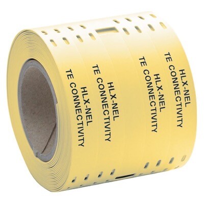 HLX125YW4NEL60S TE Connectivity HLX-NEL (Narrow Edge Leading) LFH Cable Markers 12.5mmH Yellow