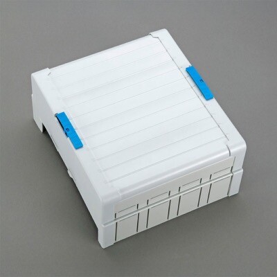 01597 Wohner 60Classic Cover Cap 4-pole 228mm Wide 228 x 260 x 90 for Busbars 12, 15, 20, 25, 30 x 5, 10