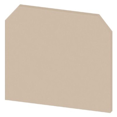 0294460000 Weidmuller SAK Series AP AKZ4 End Plate for Terminals Dark Beige Height: 27mm Width: 1.5mm V-0