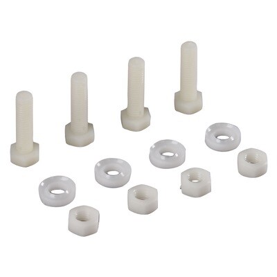 F2PA30 Ensto Cubo O Pack of 4 Nuts &amp; Bolts for Fixing F2 Flange Plate