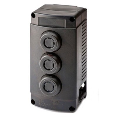 07-3513-10P74P74P74 Bartec ComEx Triple Gang Control Station 3 Pushbuttons per 1 NO + 1 NC