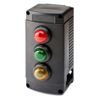 07-3513-10LRRLGGLYY Bartec ComEx Triple Gang Control Station 1 Indicator Light Red 1 Indicator Light Green 1 Indicator Light Yellow