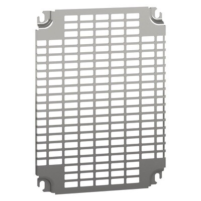 NSYMR43 Schneider PanelSeT NSYMR Internal Telequick Mounting Plate Zinc-coated Steel 348.7H x 251W x 15mmD