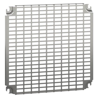 NSYMR44 Schneider PanelSeT NSYMR Internal Telequick Mounting Plate Zinc-coated Steel 345H x 351W x 15mmD