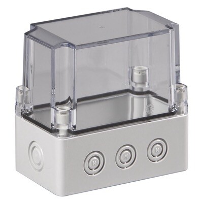 Ensto SPCK081313T Ensto Cubo S Polycarbonate 75 x 125 x 125mmD Enclosure IP66/67 PG Knock-outs