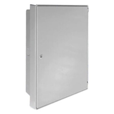 EMB-RW-3-PHASE 3-phase Recessed GRP Electricity Meter Box 770H x 550W x 210mmD Weather Resistant White