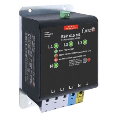 7TCA085460R0112 ESP415M1 Three Phase Enhanced Type 1+2+3 Surge Protection Device Surface Mountable