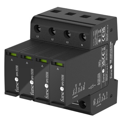 7TCA085400R0496 ABB Furse ESP 415T1/12.5/TNS Three Phase Type 1, 12.5kA Surge Protection Device for TNS/TNC-S Systems