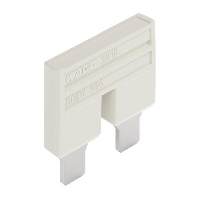 2016-402 WAGO TOPJOB S Jumper 2-way Insulated Light Grey