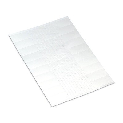 209-113 WAGO Cardboard Signs for Laser Printer 9.5 x 25mm White (x 100 Markers Per Sheet)