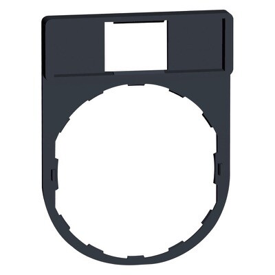 ZBZ32 Schneider Harmony Legend Holder 30 x 40mm with Legend 8 x 27mm Unmarked