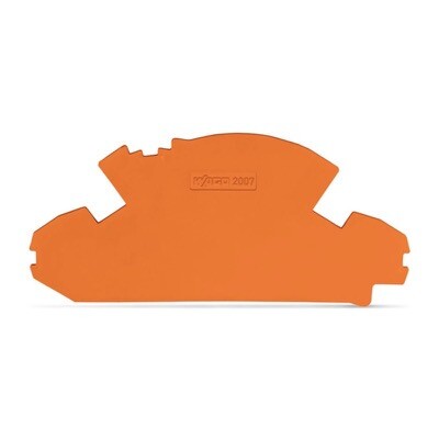 2007-8892 WAGO TOPJOB S End Plate 1.5mm Thick without Lock-out Seal Option Orange