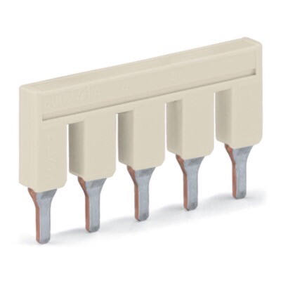 2006-405 WAGO TOPJOB S Jumper 5-way Insulated Light Grey