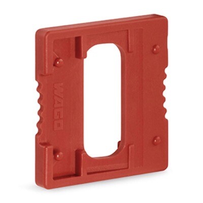 2006-451 WAGO TOPJOB S Blind Plug for Carrier Terminal Blocks Red