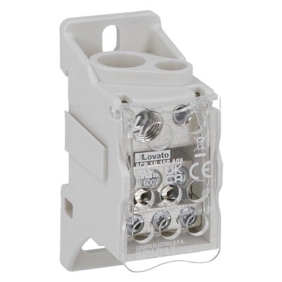 ACB1P150A08 Lovato ACB Power Distribution Block Single-pole 150A 8 Terminals