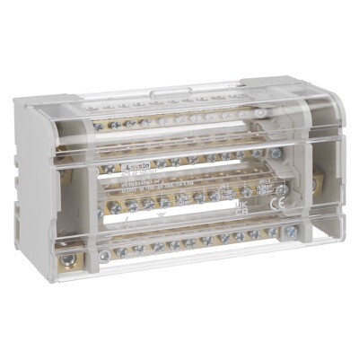 ACB4P160D12 Lovato ACB Power Distribution Block Four-pole 160A 12 Terminals