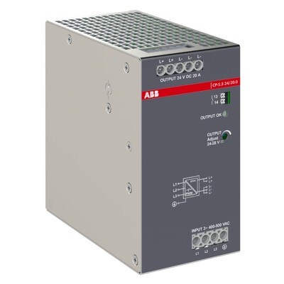 1SVR340767R1000 ABB CP-S.3 24/20.0 Power Supply In:3x400-500VAC Out:DC 24V/20A