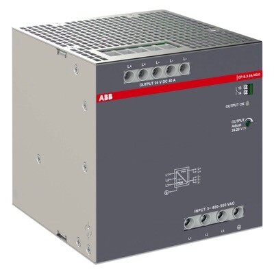 1SVR340897R1000 ABB CP-S.3 24/40.0 Power Supply In:3x400-500VAC Out:DC 24V/40A