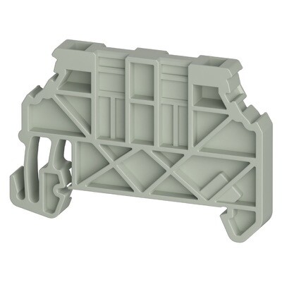 0D.200.0455.0 Wieland selos WEFN 13 End Bracket 6mm Wide Grey