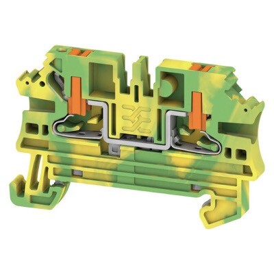 2847590000 Weidmuller AL2C 2.5 PE PE Terminal PUSH IN Green/Yellow 2.5mm2 800V 