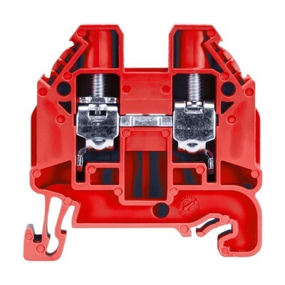 58.510.0055.5 Wieland selos WT 10mm Red DIN Rail Terminal for TS35 Rail Single Feed Through WT10 RT