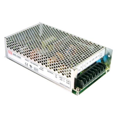 AD-155B MEAN WELL AC-DC Enclosed Power Supply with UPS Function Output 27.6VDC at 5.5A +27.1VDC at 0.5A