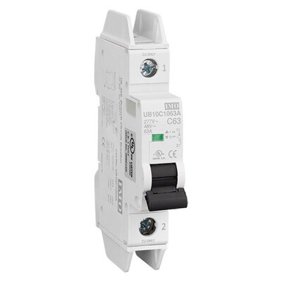 UB10C1002A IMO UB10 10kA UL489 MCB 1 Pole 2A C Curve