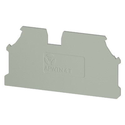 0D.S04.1955.0 Wieland APWTN 4 S TK... End Plate Grey