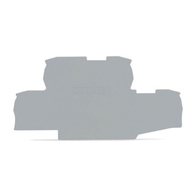 2002-2791 WAGO TOPJOB S End Plate 0.8mm Thick Grey