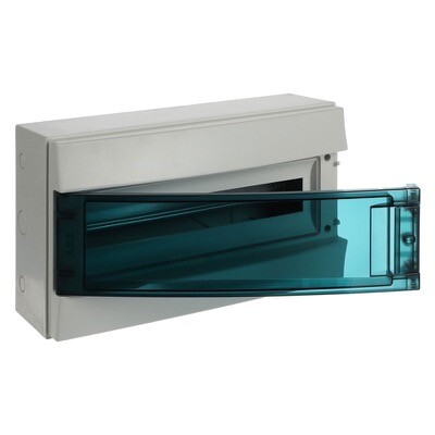 1SL1203A00 ABB MISTRAL65 65P18X12 Consumer Unit Surface Mounting 18 Modules 1 Row(s) IP65 Door: Single Plastic