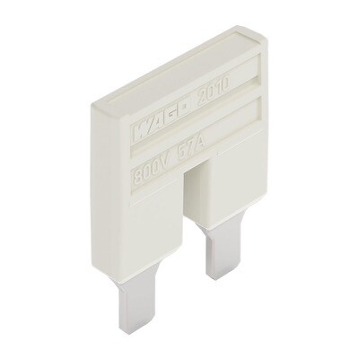 2010-402 WAGO TOPJOB S Jumper 2-way Insulated Light Grey