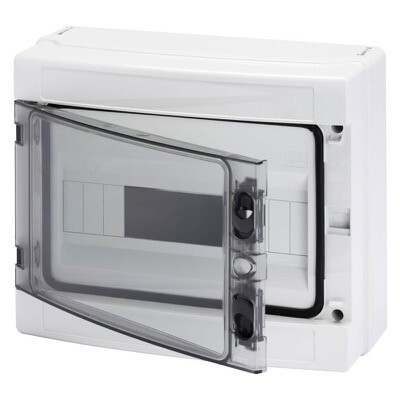 GW40103 Gewiss 68 ACS Range Smooth Walls Enclosure Pre-arranged for Terminal Block 12M IP65