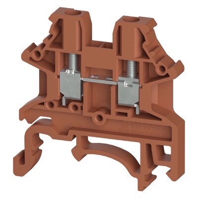 5D.S03.0055.4 Wieland selos WTN 2.5 BR Feed-through Terminal Brown