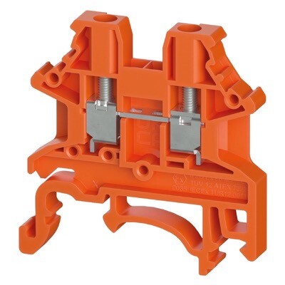 5D.S03.0055.9 Wieland selos WTN 2.5 OR Feed-through Terminal Orange