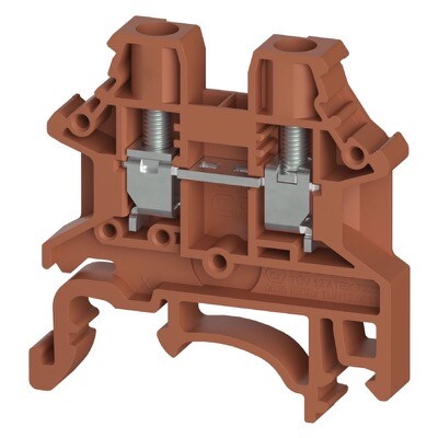 5D.S04.0055.4 Wieland selos WTN 4 BR Feed-through Terminal Brown