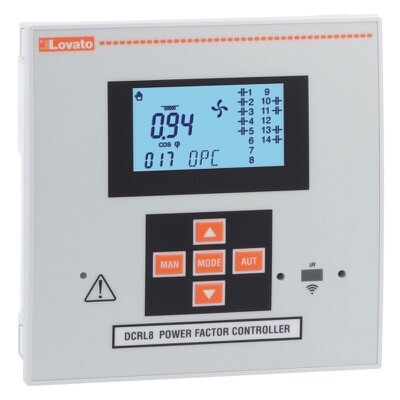 DCRL8 LOVATO Automatic Power Factor Controller DCRL Series 8 Steps